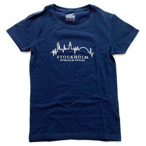 NEW Stockholm Sweden Womens Souvenir T-Shirt Size S